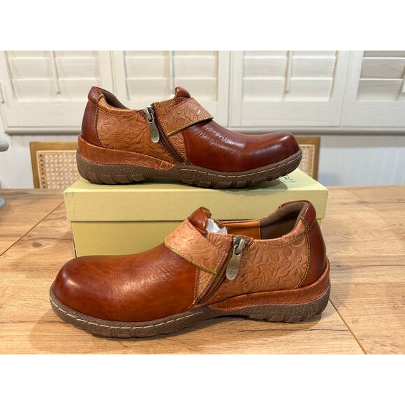 L'Artiste Spring Step Gyarados Slip On Shoes Camel Multi Size 7.5 US 38 EU NIB - Picture 7 of 13